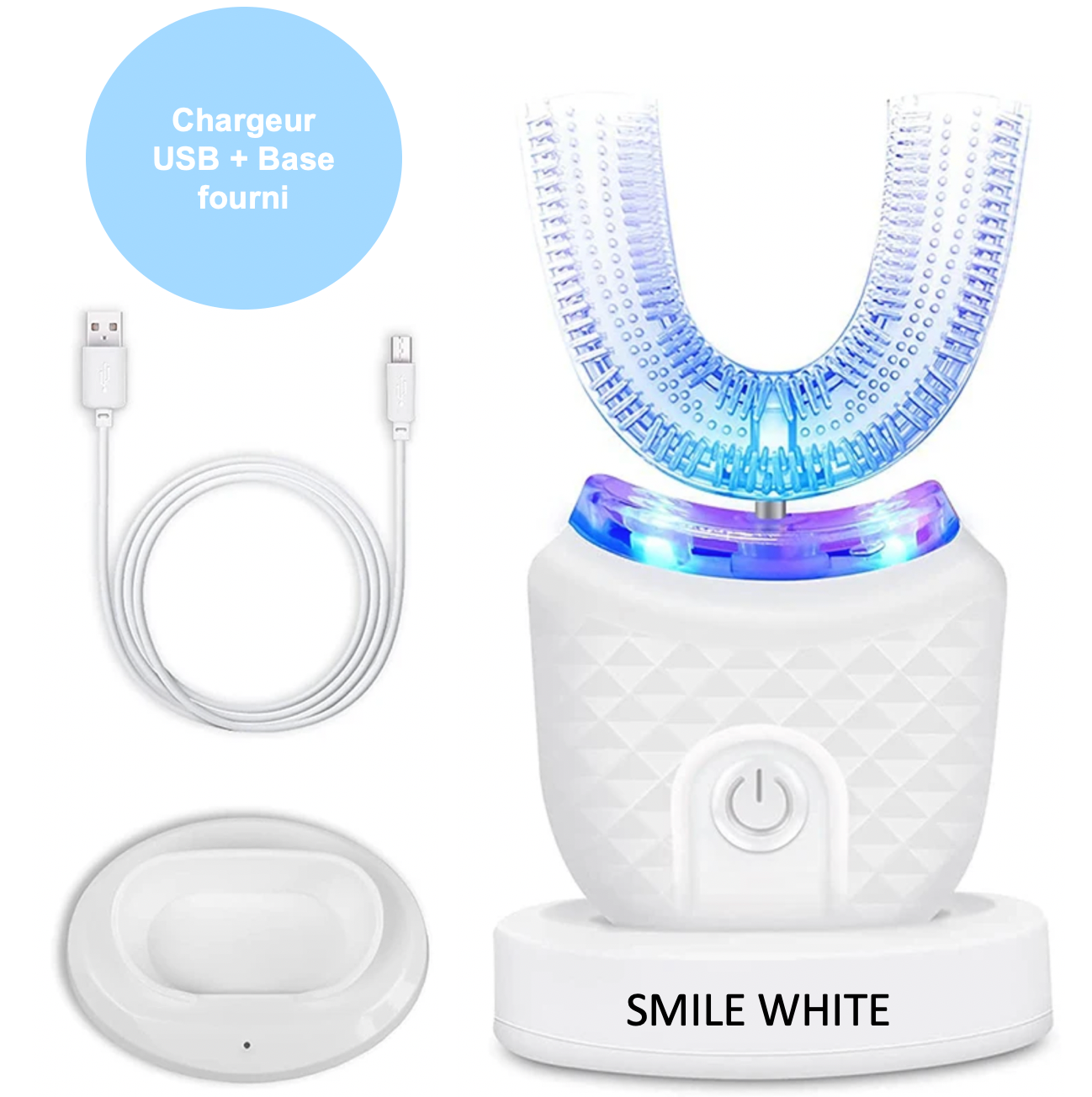 Brosse à Dents Automatique 360° Ultrasonique